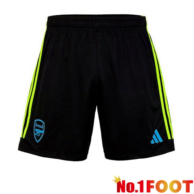 Arsenal Soccer Shorts Away Black 2023/2024