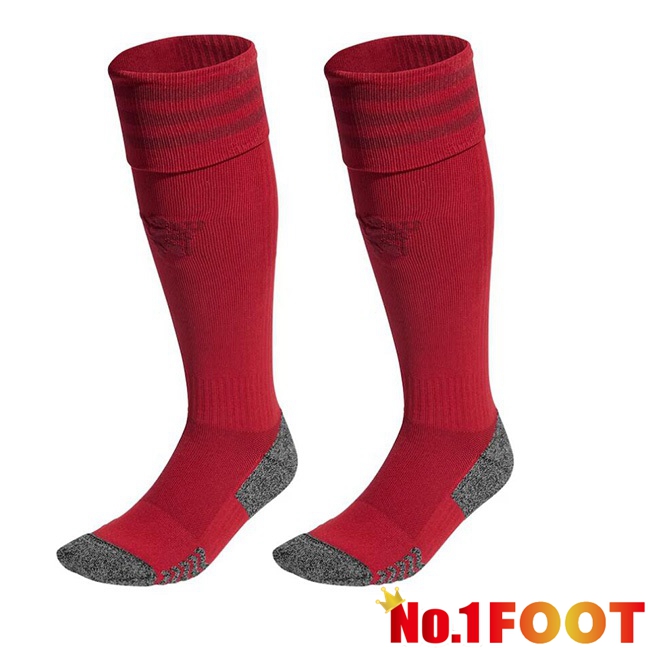 Manchester United Soccer Socks Third Red 2023/2024