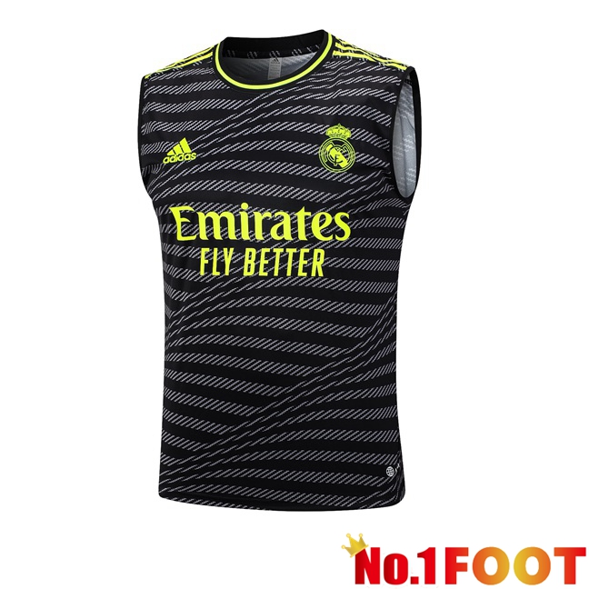 Real Madrid Soccer Vest Black 2023/2024