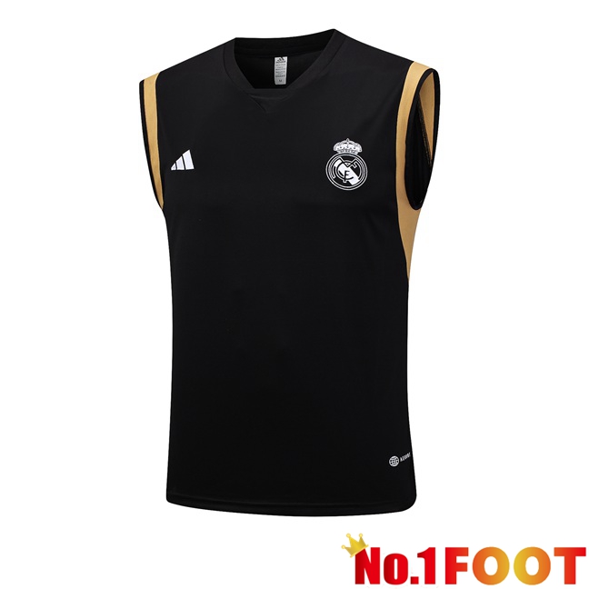 Real Madrid Soccer Vest Black 2023/2024