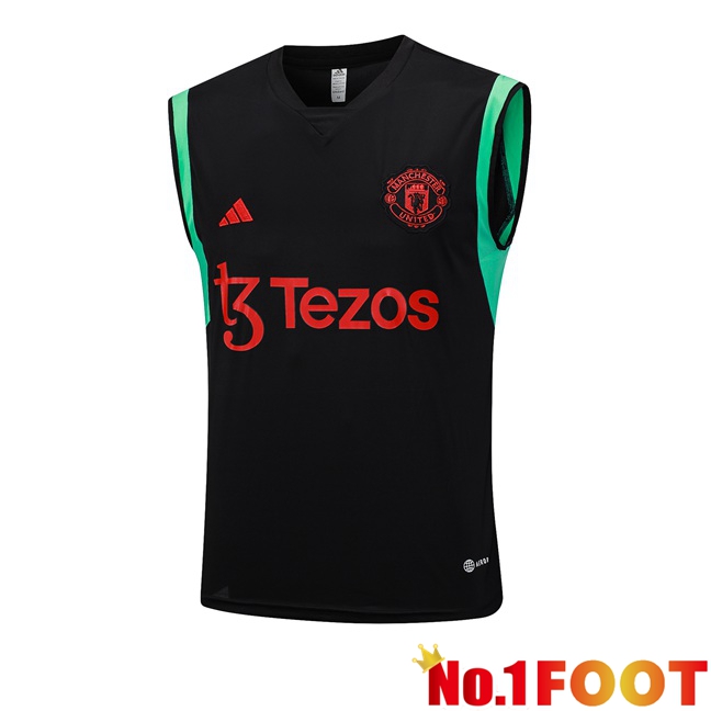 Manchester United Soccer Vest Black 2023/2024