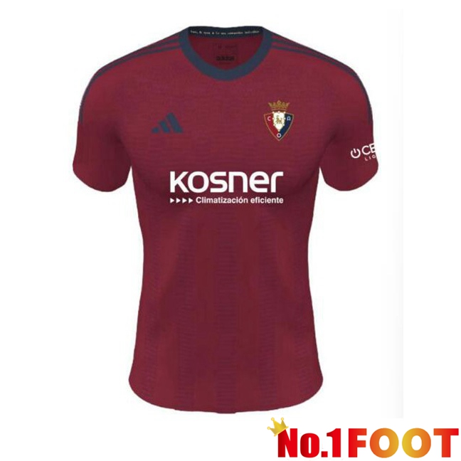 CA Osasuna Home Football Jersey Red 2023/2024