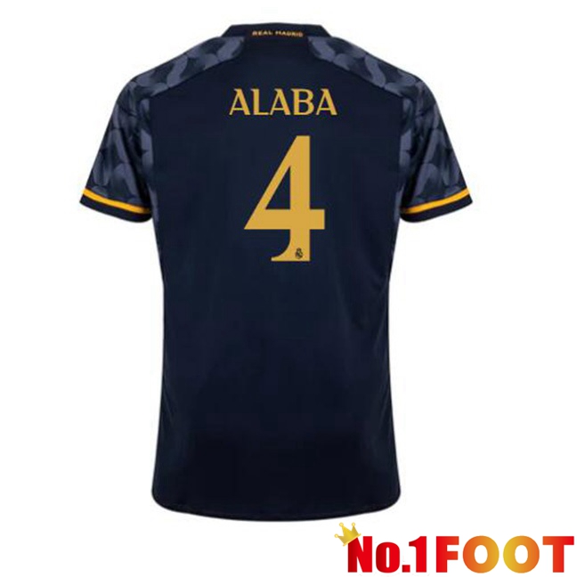 Real Madrid (Alaba 4) Away Football Jersey Blue Royal 2023/2024