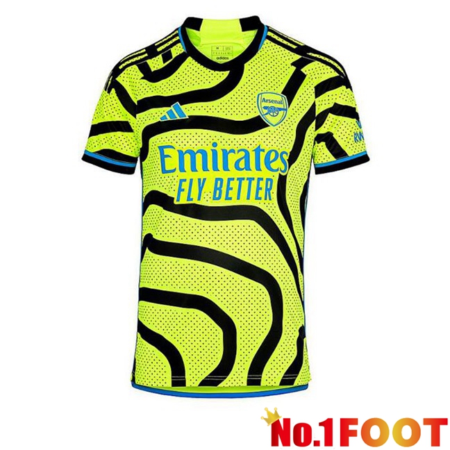 Arsenal Away Football Jersey Green 2023/2024