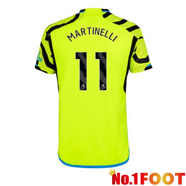 Arsenal (MARTINELLI 11) Away Football Jersey Green 2023/2024