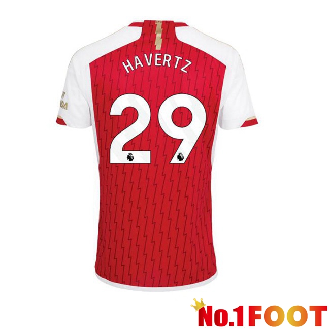 Arsenal (HAGreenZ 29) Home Football Jersey Red White 2023/2024