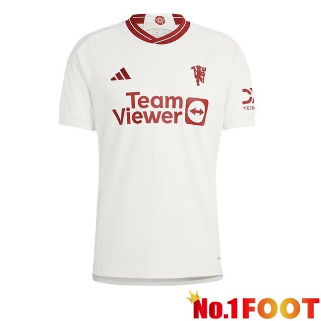 Manchester United Third Football Jersey White 2023/2024