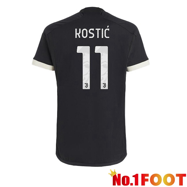 Juventus (KOSTIĆ 11) Third Football Jersey Black 2023/2024