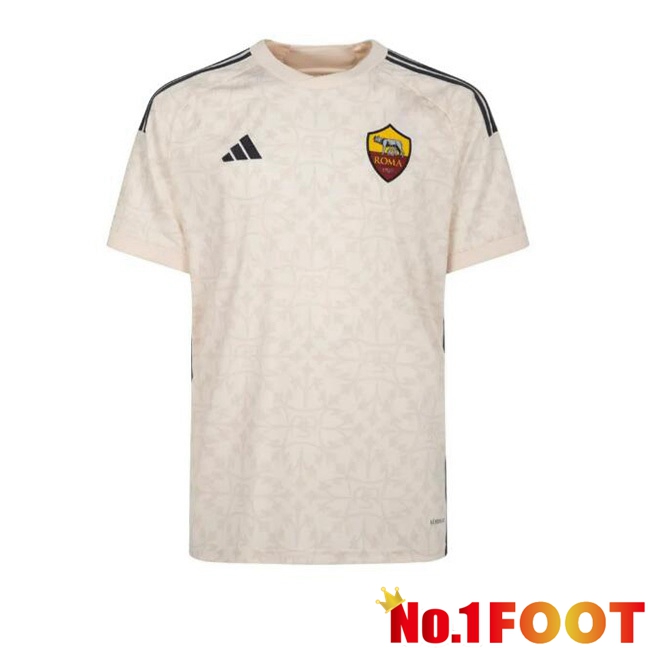 AS Roma Away Football Jersey Yellow 2023/2024