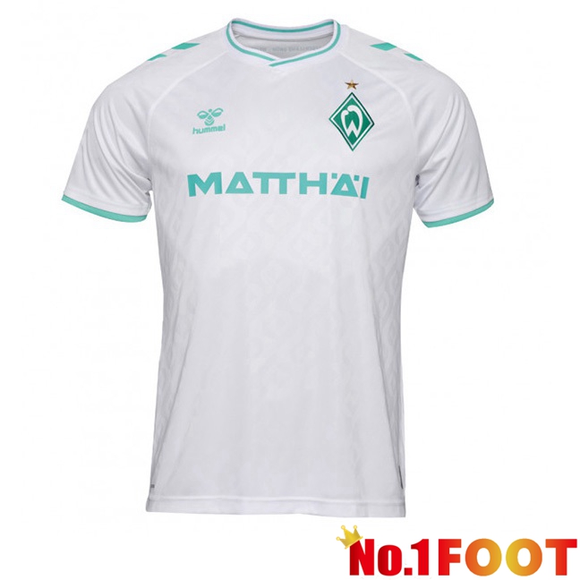 SV Werder Bremen Away Football Jersey White 2023/2024