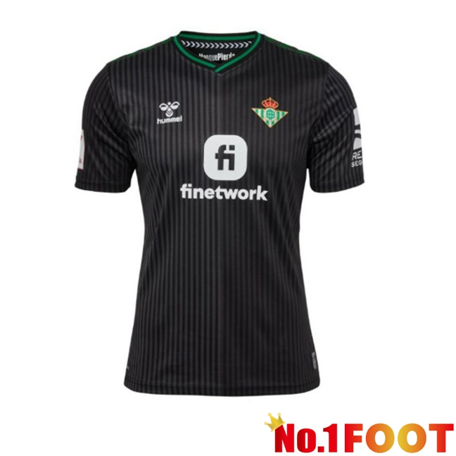 Real Betis Third Football Jersey Black 2023/2024