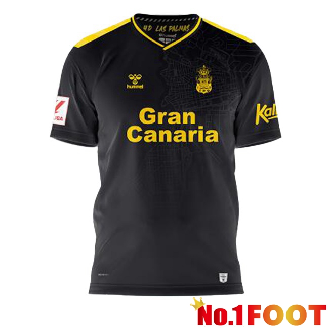 UD Las Palmas Away Football Jersey Black 2023/2024