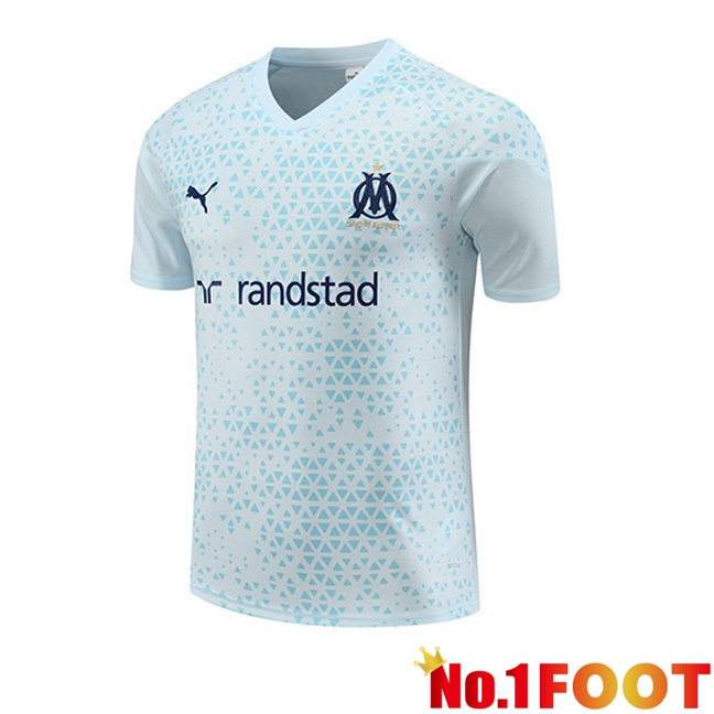 Marseille OM Training T Shirt Blue 2023/2024