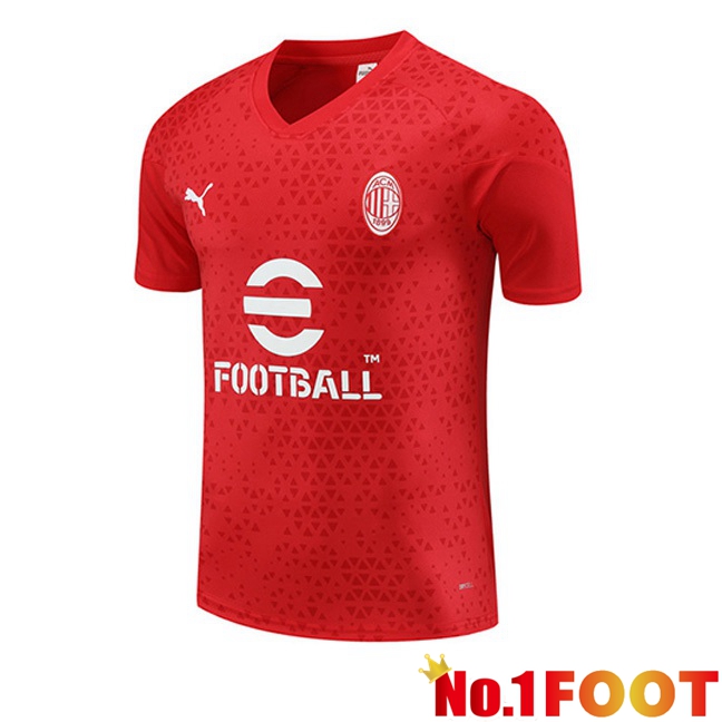 AC Milan Training T Shirt Red 2023/2024