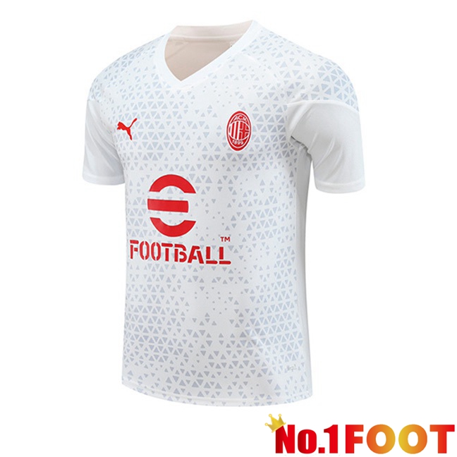 AC Milan Training T Shirt White 2023/2024