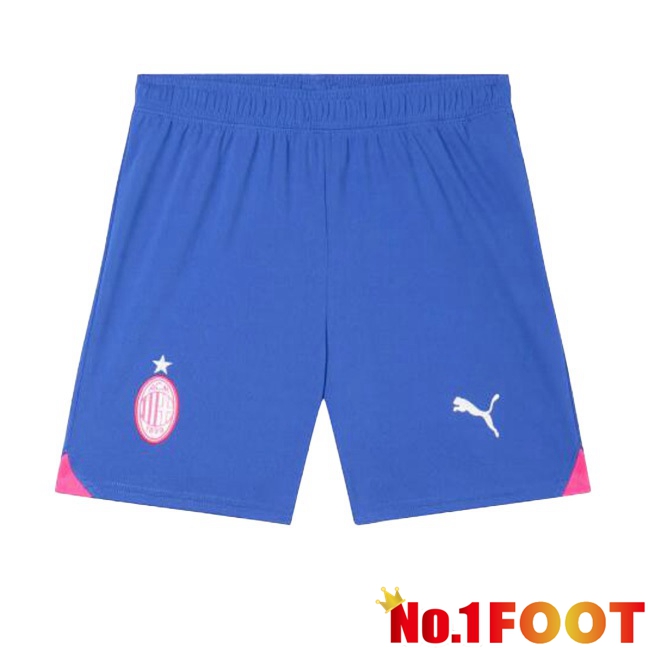 AC Milan Soccer Shorts Third Blue 2023/2024