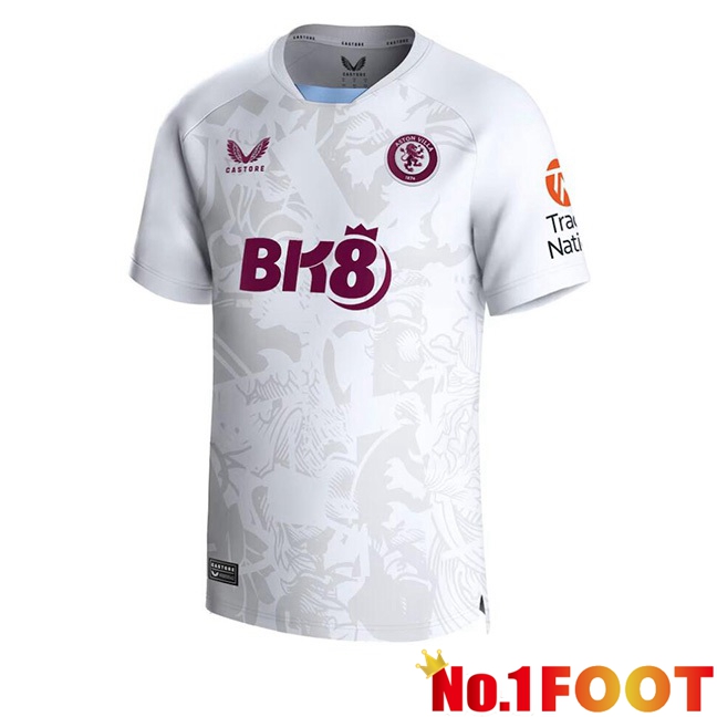 Aston Villa Away Football Jersey White 2023/2024