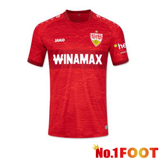 VfB Stuttgart Away Football Jersey Red 2023/2024