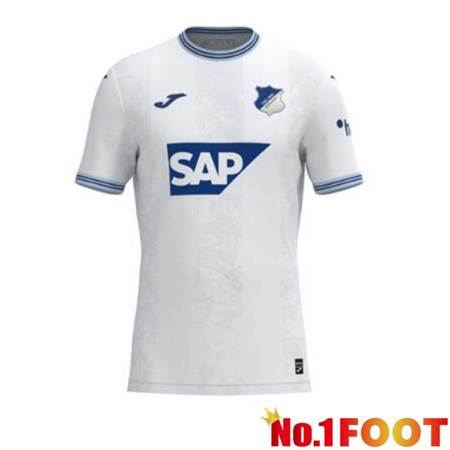 TSG Hoffenheim Away Football Jersey White 2023/2024