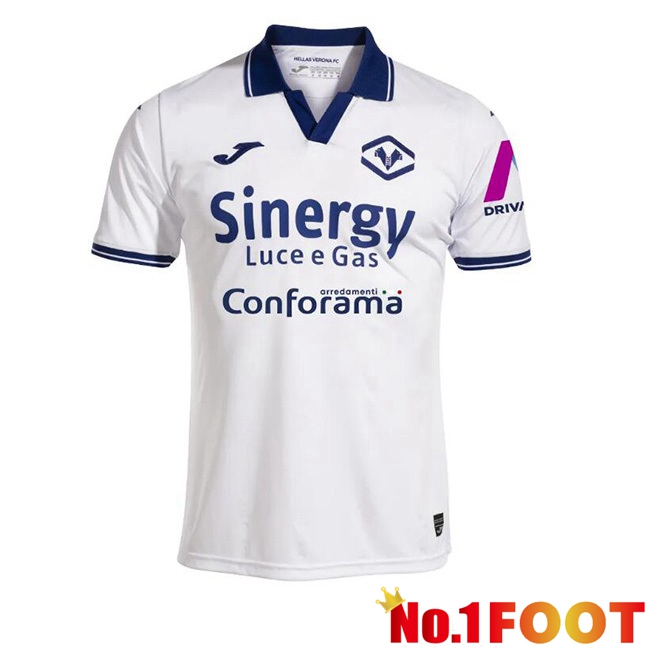 Hellas Verone Third Football Jersey White 2023/2024