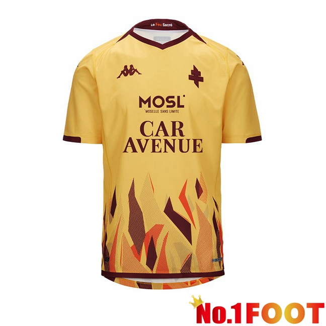 FC Metz Away Football Jersey Yellow 2023/2024