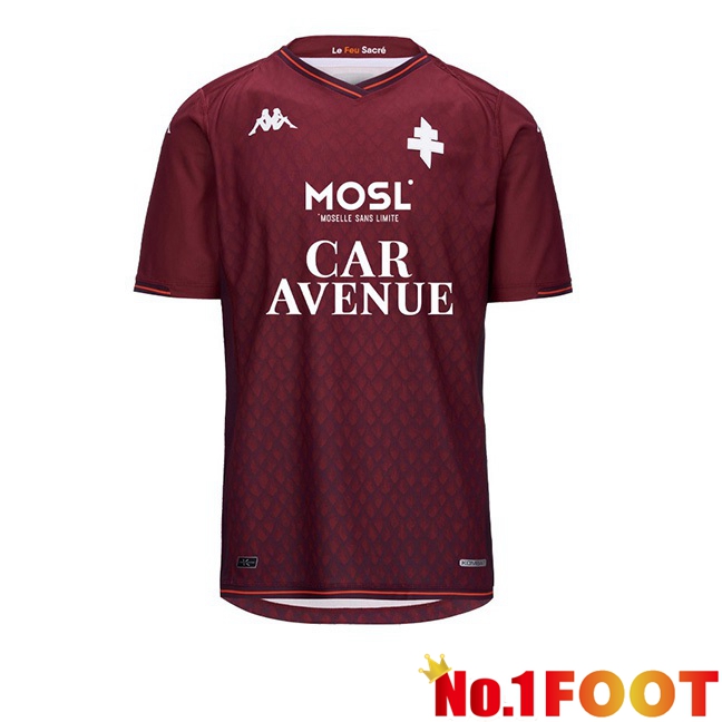 FC Metz Home Football Jersey Red 2023/2024