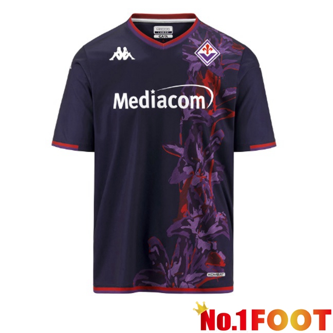 ACF Fiorentina Third Football Jersey Black 2023/2024