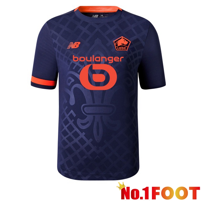 Lille OSC Third Football Jersey Black 2023/2024