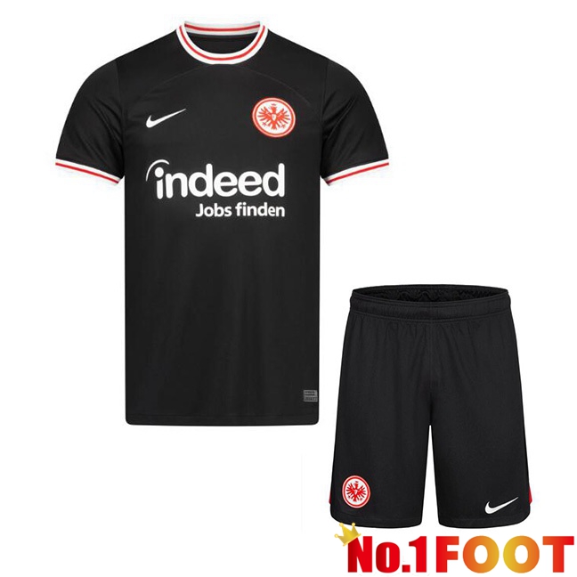 Eintracht Frankfurt Kids Away Football Jersey Black 2023/2024