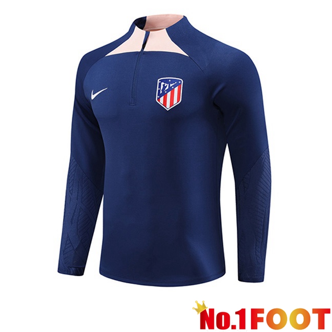 Atletico Madrid Training Sweatshirt Blue Royal 2023/2024