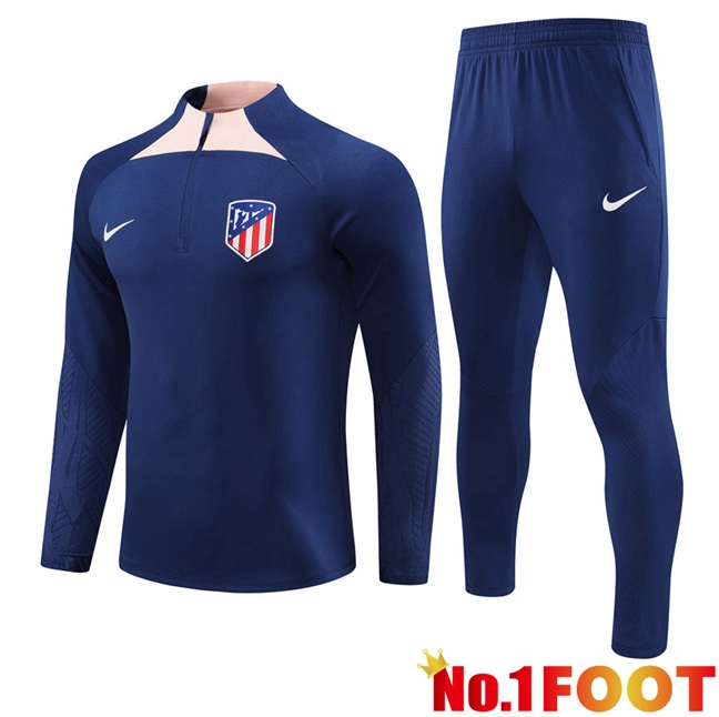 Atletico Madrid Training Tracksuit Suit Blue Royal 2023/2024