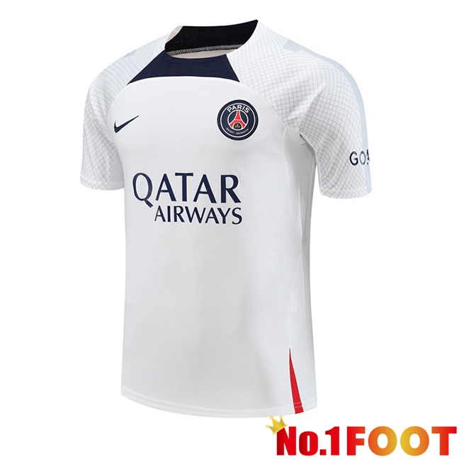 Paris PSG Training T Shirt White 2023/2024