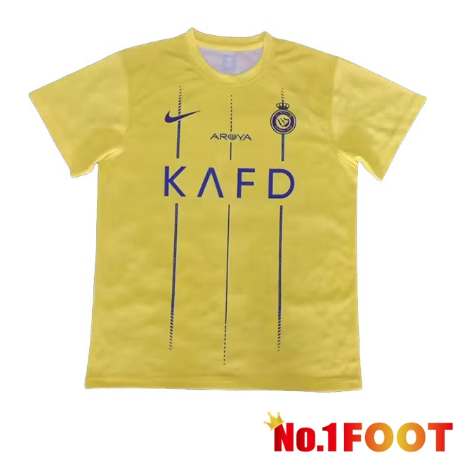 Al-Nassr FC Home Football Jersey Yellow 2023/2024