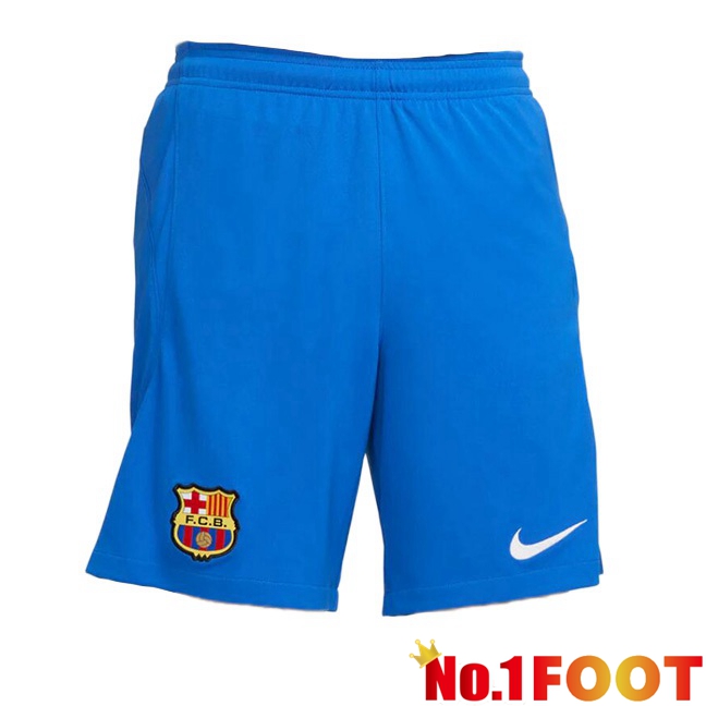 FC Barcelona Soccer Shorts Away Blue 2023/2024