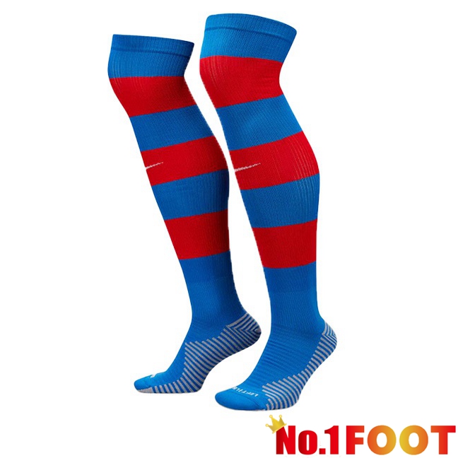 FC Barcelona Soccer Socks Home Red Blue 2023/2024