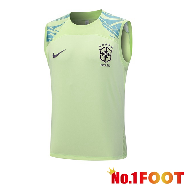 Brazil Soccer Vest Blue Green 2023/2024