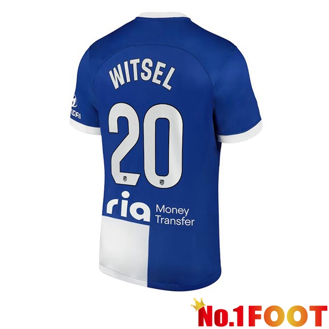 Atletico Madrid (Witsel 20) Away Football Jersey Blue 2023/2024