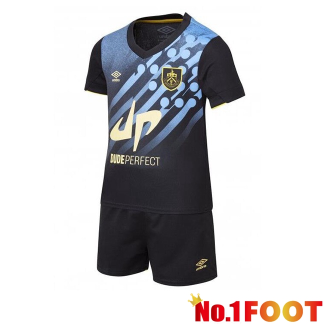 Burnley Kids Third Football Jersey Blue 2023/2024