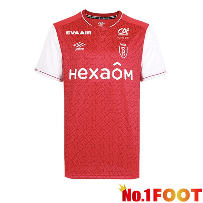 Stade de Reims Home Football Jersey Red 2023/2024