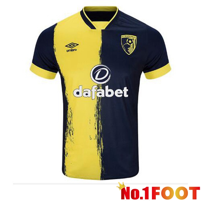 AFC Bournemouth Third Football Jersey Yellow Blue 2023/2024