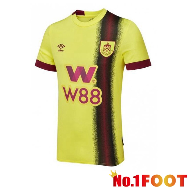 Burnley Away Football Jersey Yellow 2023/2024