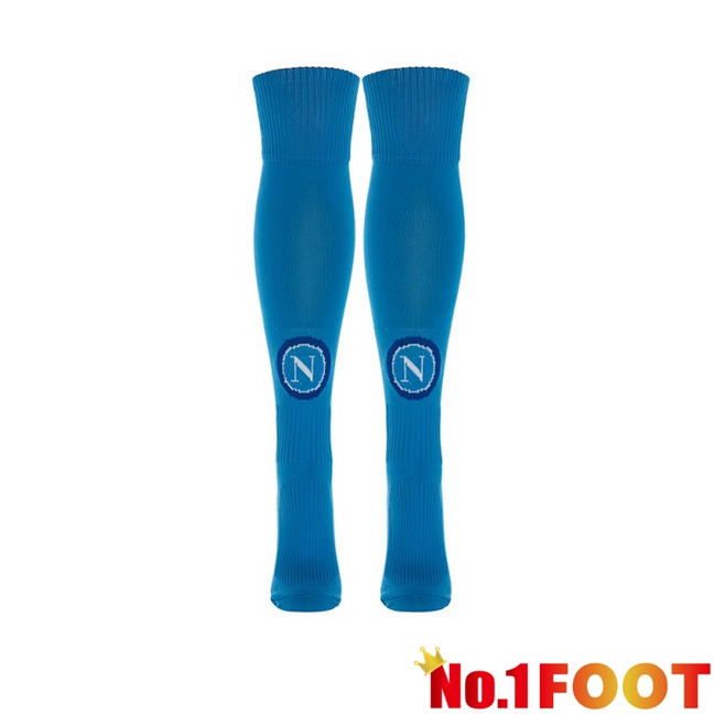 SSC Napoli Soccer Socks Home Blue 2023/2024