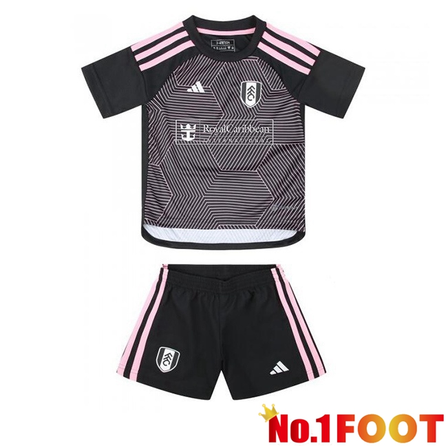 Fulham FC Kids Soccer Jersey Third Black 2023/2024