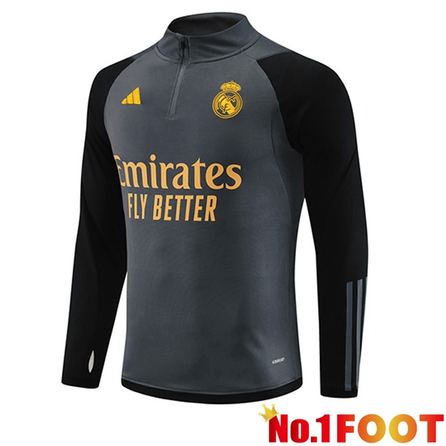 Real Madrid Training Sweatshirt Grey 2023/2024