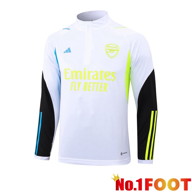 Arsenal Training Sweatshirt White 2023/2024