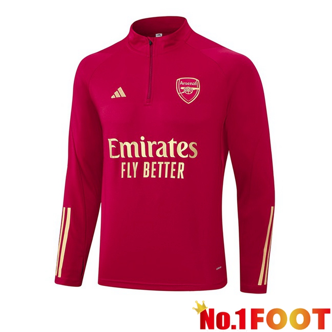 Arsenal Training Sweatshirt Red 2023/2024