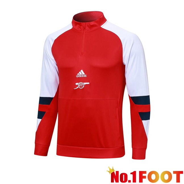 Arsenal Training Sweatshirt Red White 2023/2024