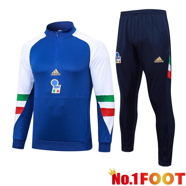 Italy Training Tracksuit Suit Blue 2023/2024