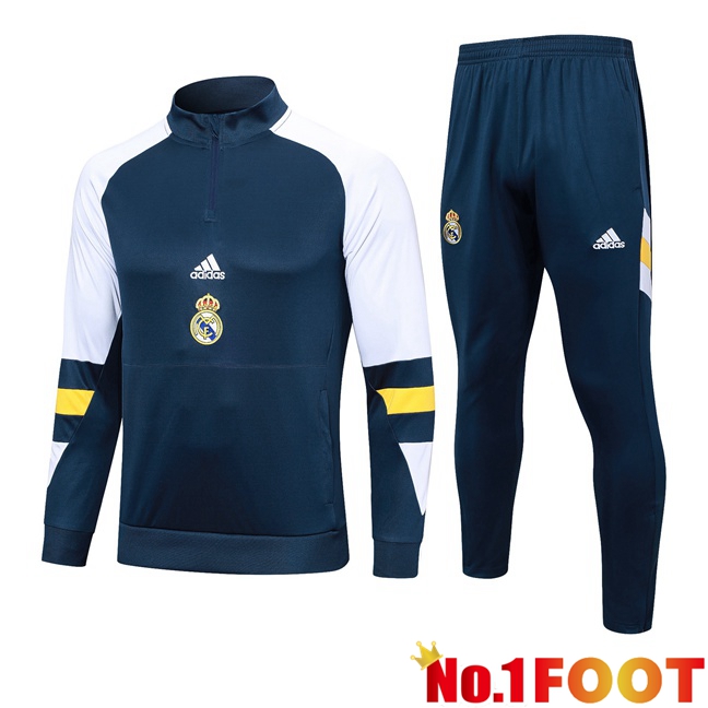 Real Madrid Training Tracksuit Suit Royal Blue 2023/2024