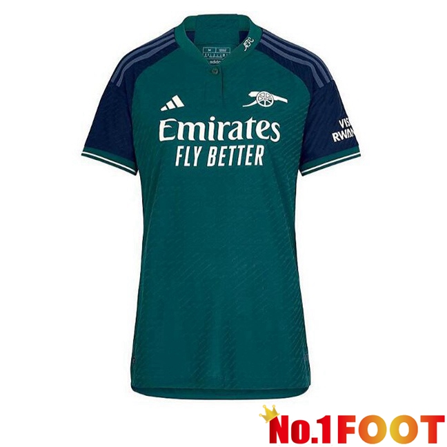 Arsenal Womens Soccer Jersey Third Green 2023/2024